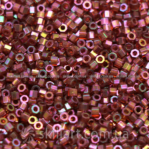 Бисер DBC-103 Miyuki Delica Beads Cut 11/0 (рубка, красно-радужный)